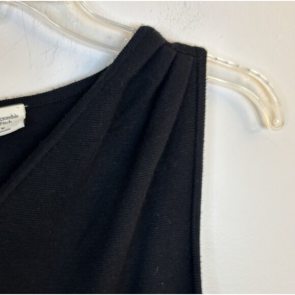ABERCROMBIE FITCH One Sleeve Asymmetrical Sweater Dress Medium Bodycon Long Knit - Picture 6 of 11